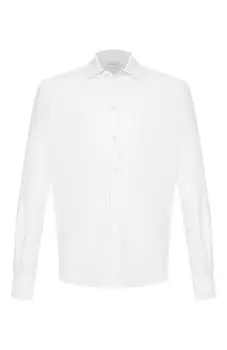 Рубашка изо льна и хлопка Zimmerli