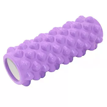 Ролик для йоги Sportex B33071 (фиолетовый) 33х14см ЭВА\АБС