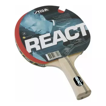 Ракетка для настольного тенниса Stiga React WRB, ITTF накладка 1877-01