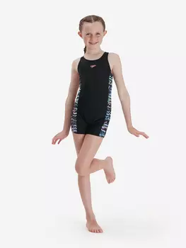 Купальник для девочек Speedo, Черный, размер 140