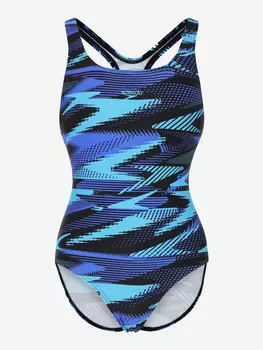 Купальник слитный для девочек Speedo Hyperboom, Синий