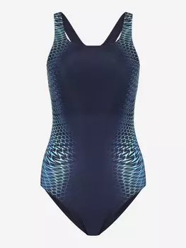 Купальник слитный женский Speedo Digi, Синий
