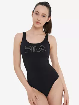 Купальник слитный женский FILA, Черный