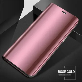 Прозрачный зеркальный кожаный чехол-книжка для телефона Xiaomi Redmi Note 13 Note13 Pro Plus K70E 13C Poco X6 Pro 5G 4G, прозрачный защитный чехол для всего тела For Xiaomi Poco X6 Pro чёрный