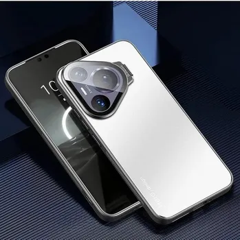 Металлический чехол-держатель для объектива камеры для Huawei P70 Pro P70 5G P 70 Ультратонкий противоударный матовый защитный чехол-подставка для телефона для Huawei P70PRO P60 For Mate 60 Pro Plus чёрный