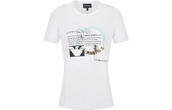 EMPORIO ARMANI Футболка женская белые