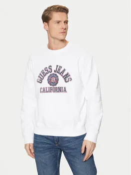 Толстовка обычного кроя Guess Jeans, белый