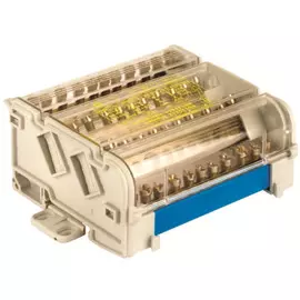 Блок распределительный на DIN рейку DKC BD160134 4р 160А, 8х7мм 2х9мм 1х12мм, "Quadro"