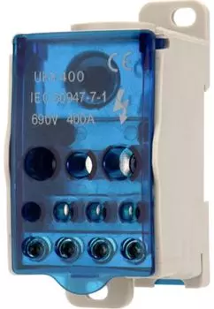 Блок распределительный Rexant 11-2004 РБД-400А на DIN-рейку