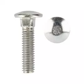 Болт KRANZ KR-01-3511-008 мебельный DIN 603, 6х25, короб (50 шт./уп.)