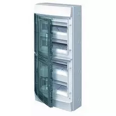 Бокс ABB 1SLM006501A1207 Mistral65 навесной 48М прозрачная дверь (с клемм)