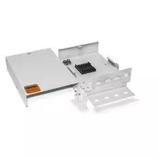 Бокс настенный Hyperline FO-WBY-4UN-MK оптический, универсальный, на 4 порта (SC/duplex LC/ST/FC), с держателем для 8 КДЗС
