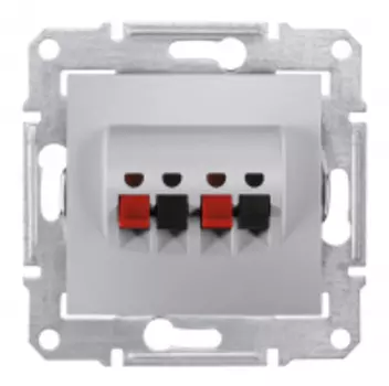 SDN5400160 Аудио розетка 2 поста, алюминий Schneider Electric