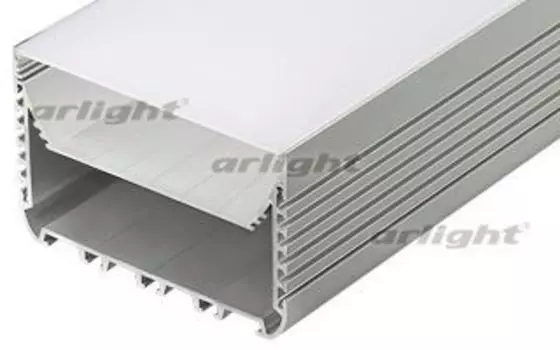 Профиль с экраном ALU-POWER-W8070-2000 ANOD+FROST Arlight 018952 2м.