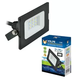 Прожектор уличный ULF-Q513 10W/DW IP65 220-240В BLACK картон Volpe