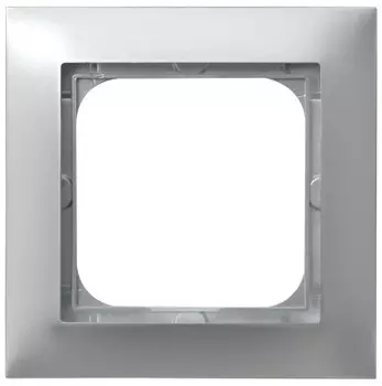 R-1Y/18 Рамка Ospel Impresja Серебро 1-постовая