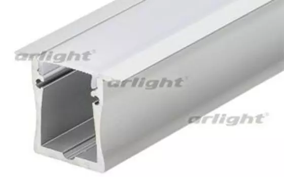 Профиль с экраном ALU-WIDE-F-H28-2000 ANOD+FROST Arlight 014871 2м.