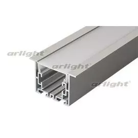 Профиль с экраном S2-LINIA55-F-2500 ANOD+OPAL Arlight 021176 2,5м.