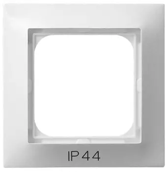 RH-1Y/00 Рамка Ospel Impresja Белый 1-постовая для выключателя IP-44