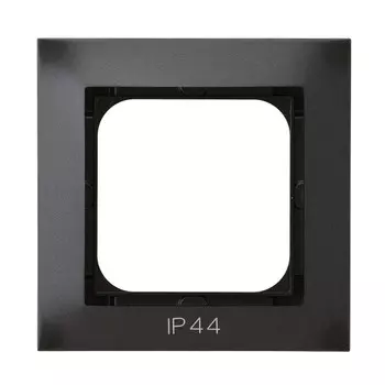 RH-1Y/50 Рамка Ospel Impresja Антрацит 1-постовая для выключателя IP-44