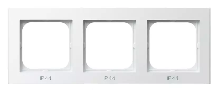 RH-3R/00 Рамка Ospel Sonata Белый 3-постовая для выключатель IP-44