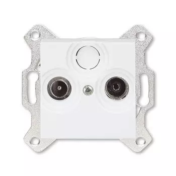 Розетка TV-R ABB Levit оконечная белый 5011H-A03503 03W 2CHH083503A6003