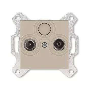 Розетка TV-R ABB Levit оконечная кофе макиато 5011H-A03503 18W 2CHH083503A6018