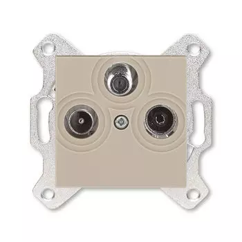 Розетка TV-R-SAT ABB Levit единственная кофе макиато 5011H-A03303 18W 2CHH083303A6018