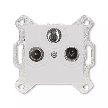 Розетка TV-R-SAT ABB Levit единственная серый 5011H-A03303 16W 2CHH083303A6016