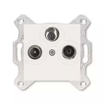 Розетка TV-R-SAT ABB Levit единственная жемчуг 5011H-A03303 68W 2CHH083303A6068