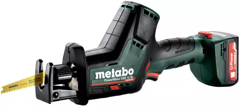 Сабельная пила Metabo PowerMaxx SSE 12 BL аккум. 3000ход/мин