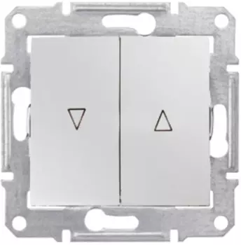 SDN1300321 Выкл. д\жалюзи мех.блок, белый Schneider Electric