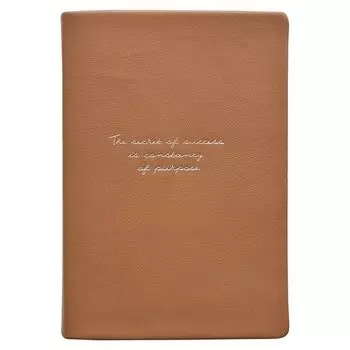 Ежедневник датированный 2022 Infolio, коллекция Quote, коричневый, 352 страницы, 14 х 20 см