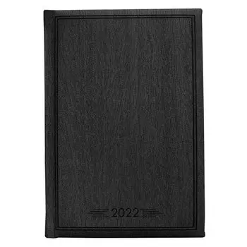 Ежедневник датированный 2022 Infolio, коллекция Wood, черный, 352 страницы, 15 х 21 см