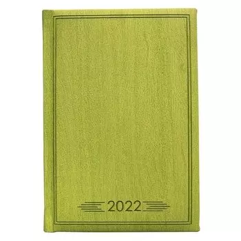 Ежедневник датированный 2022 Infolio, коллекция Wood, салатовый, 352 страницы, 12 х 17 см