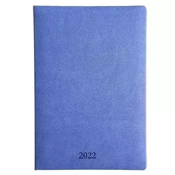 Ежедневник датированный на 2022 Infolio Vienna, 352 страницы, 14 х 20 см, синий