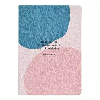 Ежедневник полудатированный Infolio, коллекция Stains, 14 х 20 см, 320 страниц, интегральный переплет, розовый