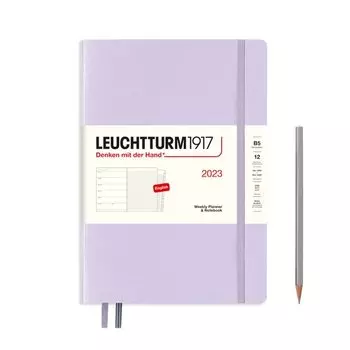 Еженедельник-блокнот датированный Leuchtturm1917 Composition, 72 листа, В5, сиреневый