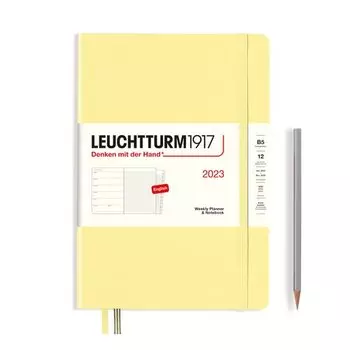 Еженедельник-блокнот датированный Leuchtturm1917 Composition, 72 листа, В5, ванильный