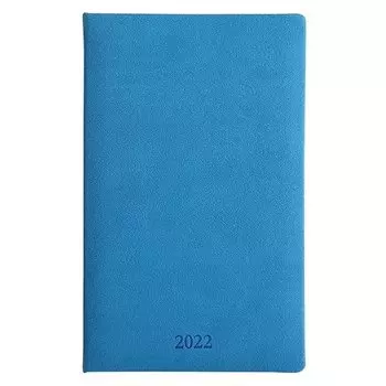 Еженедельник датированный 2022 Infolio, коллекция Vienna, голубой, 128 страниц, 13 х 20,5 см