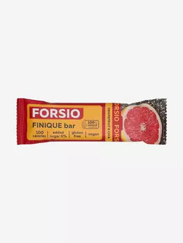 Фруктовый батончик Forsio финиковый с грейпфрутом и чиа, 30 г, Мультицвет