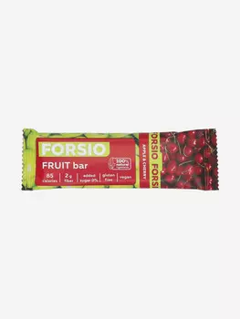 Фруктовый батончик Forsio с яблоком и вишней, 30 г, Мультицвет