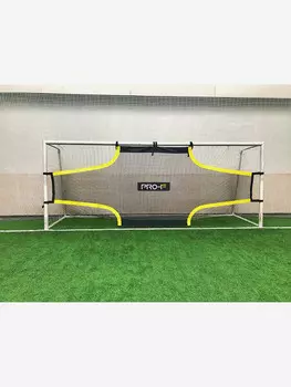 Футбольный тренажер сетка-мишень на ворота TARGET SHOT 5x2 PRO-F, Черный