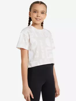 Футболка для девочек FILA, Бежевый