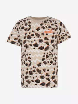 Футболка для девочек PUMA Ess Mix, Бежевый