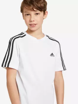 Футболка для мальчиков adidas, Белый, размер 128