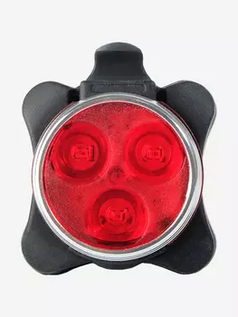 Фонарь велосипедный ФАЗА задний, 3 SMD, аккумулятор, USB, Черный