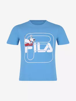 Футболка для мальчиков FILA, Голубой, размер 122