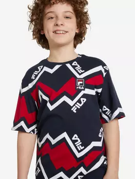 Футболка для мальчиков FILA, Синий, размер 164