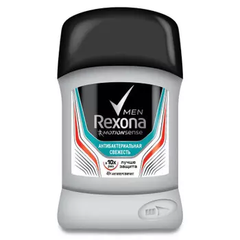 Дезодорант Rexona Men 50мл карандаш антибактериальная свежесть